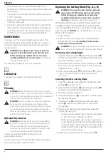 Предварительный просмотр 10 страницы DeWalt DCMASBC1 Original Instructions Manual