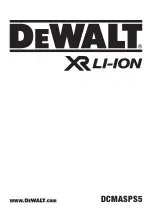 DeWalt DCMASPS5 Original Instructions Manual предпросмотр