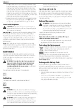 Preview for 16 page of DeWalt DCMASPS5 Original Instructions Manual