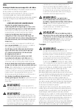 Preview for 19 page of DeWalt DCMBA572 Original Instructions Manual
