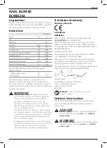 Предварительный просмотр 5 страницы DeWalt DCMBL562 Original Instructions Manual