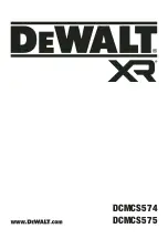 DeWalt DCMCS574 Original Instructions Manual предпросмотр