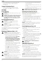 Preview for 16 page of DeWalt DCMCS574 Original Instructions Manual