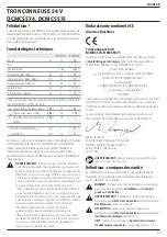 Предварительный просмотр 67 страницы DeWalt DCMCS574 Original Instructions Manual