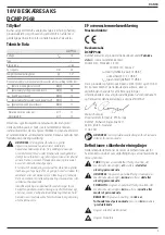 Preview for 5 page of DeWalt DCMPP568 Manual