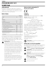 Preview for 36 page of DeWalt DCMPP568 Manual