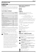 Preview for 47 page of DeWalt DCMPP568 Manual