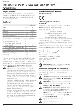 Preview for 58 page of DeWalt DCMPP568 Manual