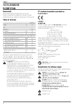 Preview for 100 page of DeWalt DCMPP568 Manual