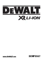 DeWalt DCMPS567 Original Instructions Manual preview