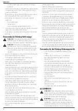 Предварительный просмотр 28 страницы DeWalt DCMPS567 Original Instructions Manual