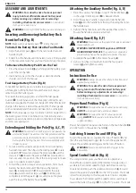 Preview for 36 page of DeWalt DCMST561 Original Instructions Manual