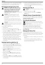 Предварительный просмотр 38 страницы DeWalt DCMST561 Original Instructions Manual