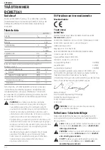 Предварительный просмотр 114 страницы DeWalt DCMST561 Original Instructions Manual