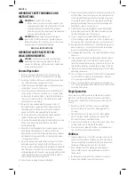 Preview for 4 page of DeWalt DCMW220 Instruction Manual