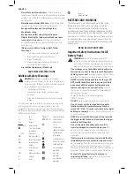 Preview for 6 page of DeWalt DCMW220 Instruction Manual