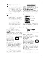 Preview for 7 page of DeWalt DCMW220 Instruction Manual