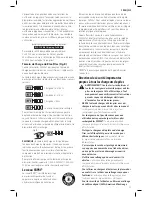 Preview for 23 page of DeWalt DCMW220 Instruction Manual