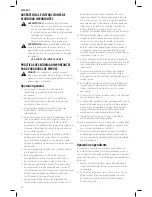 Preview for 36 page of DeWalt DCMW220 Instruction Manual