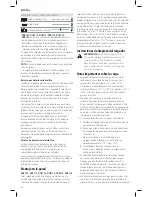 Preview for 42 page of DeWalt DCMW220 Instruction Manual