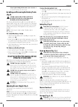 Preview for 41 page of DeWalt DCMW564 Original Instructions Manual