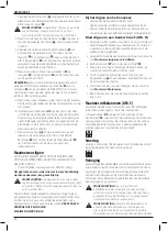 Preview for 98 page of DeWalt DCMW564 Original Instructions Manual