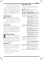 Preview for 99 page of DeWalt DCMW564 Original Instructions Manual