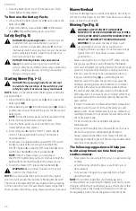 Preview for 16 page of DeWalt DCMWP233 Instruction Manual