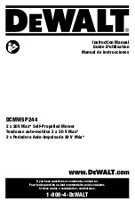 DeWalt DCMWSP244 Instruction Manual предпросмотр