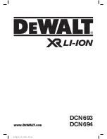 DeWalt DCN693 Manual preview