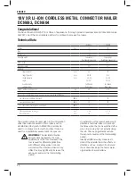 Preview for 46 page of DeWalt DCN693 Manual