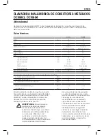 Preview for 63 page of DeWalt DCN693 Manual