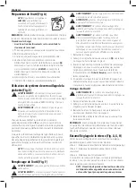 Предварительный просмотр 82 страницы DeWalt DCN890 Original Instructions Manual