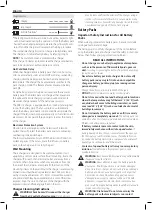 Preview for 10 page of DeWalt DCP580NT Original Instructions Manual