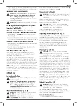 Preview for 13 page of DeWalt DCP580NT Original Instructions Manual