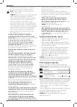 Preview for 20 page of DeWalt DCP580NT Original Instructions Manual