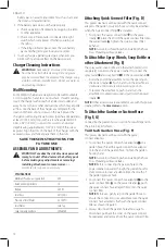 Preview for 12 page of DeWalt DCPW550 Instruction Manual