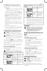 Preview for 13 page of DeWalt DCPW550 Instruction Manual