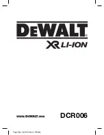 DeWalt DCR006 Original Instructions Manual предпросмотр