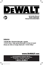 Preview for 1 page of DeWalt DCR010 Instruction Manual