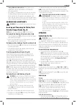 Preview for 29 page of DeWalt DCR027 Manual