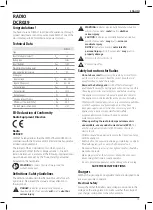 Предварительный просмотр 21 страницы DeWalt DCR029 Original Instructions Manual