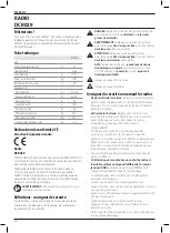 Preview for 38 page of DeWalt DCR029 Original Instructions Manual