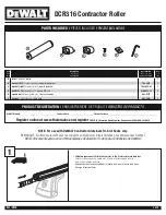 Preview for 1 page of DeWalt DCR316 Instructions