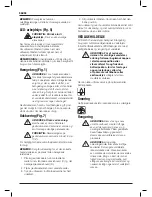 Preview for 16 page of DeWalt DCS350 Original Instructions Manual