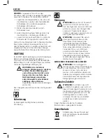 Preview for 30 page of DeWalt DCS350 Original Instructions Manual