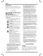 Preview for 36 page of DeWalt DCS350 Original Instructions Manual