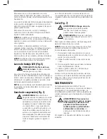 Preview for 55 page of DeWalt DCS350 Original Instructions Manual