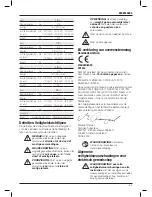 Preview for 85 page of DeWalt DCS350 Original Instructions Manual