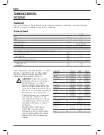 Preview for 122 page of DeWalt DCS350 Original Instructions Manual